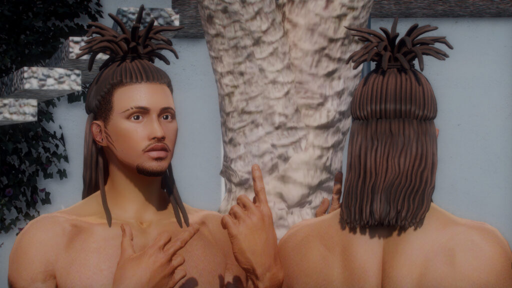Dreads Bundle for MP Male 1.0