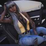 Female Car Pose Pack2