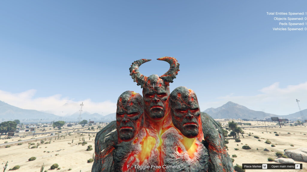 Giant LAVA TITAN 3 HEADS [Add-On Ped] V1.0