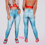 High waist skinny jeans for MP Female