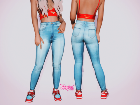 High waist skinny jeans for MP Female