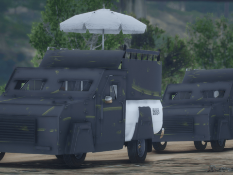 ISIS-Toyota Hilux Troop-Transporter (Working Seats) | [ADD-ON] [FIVE-M] V1.0