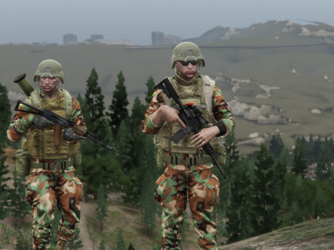 Kurdish Peshmerga Forces EUP Pack [SP & FiveM Addon] V1.0