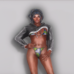 LINGERIE w. CROP TOP JACKET for MP Female 1.2