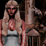 Long hair With Flowers For MP Female 1.03