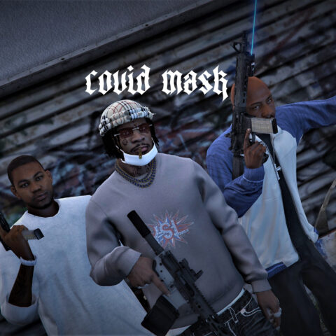 Low Covid Mask for Frank V1.0 – GTA 5 mod