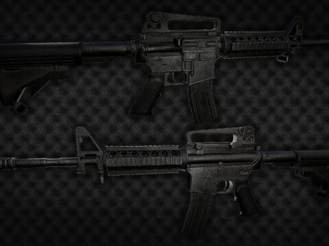 M4A1 Special Carbine rifle [Animated]