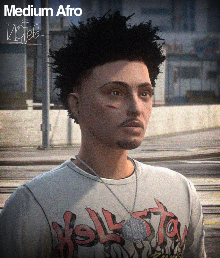 Medium Afro