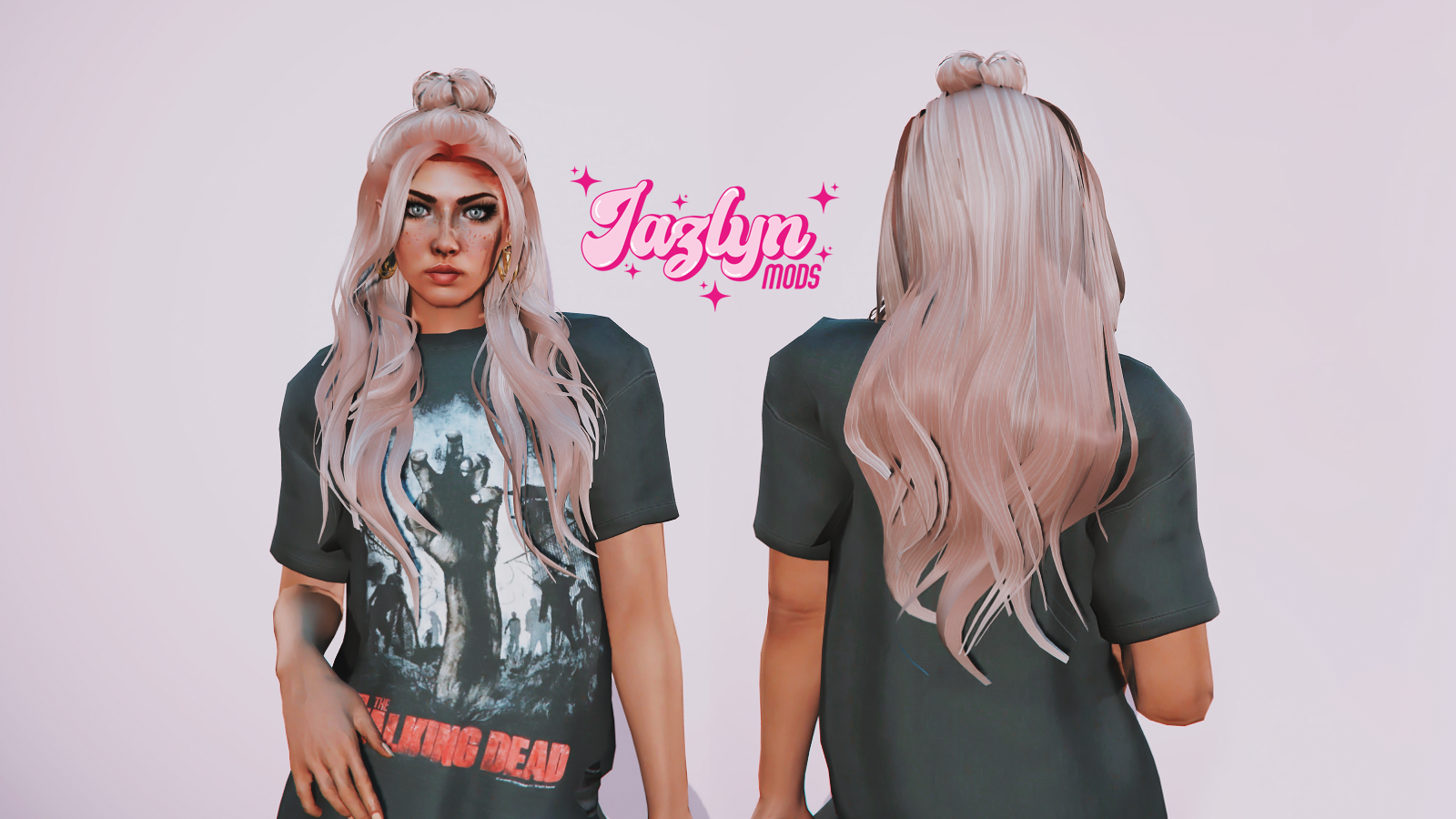 Medium hair with a bun for MP Female V1.0 – GTA 5 mod