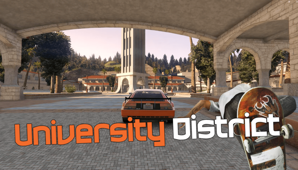 Skate 3 - University District Map [Add-On] V1.0