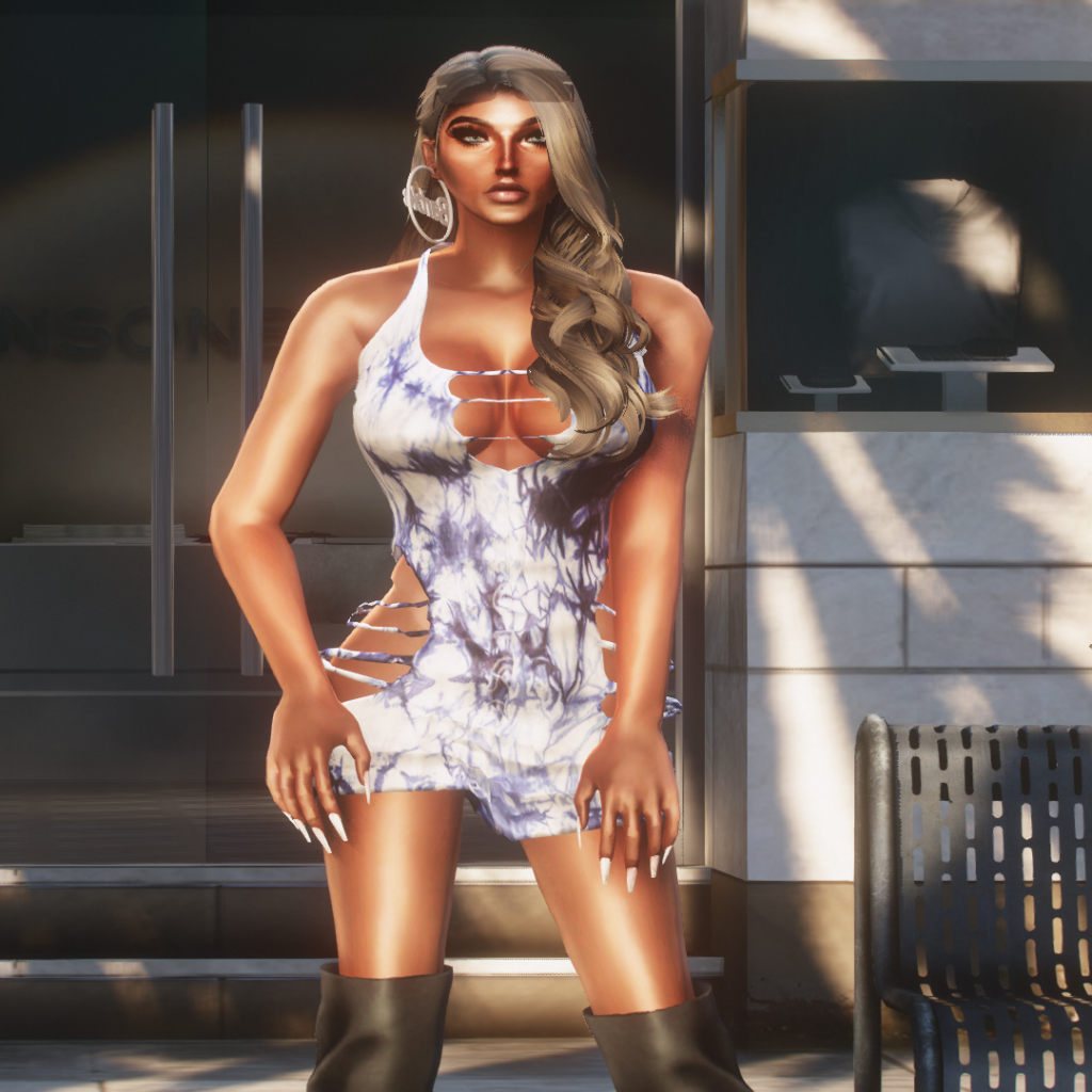 Tie Dye Dress for MP Female 1.0