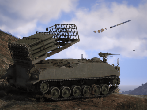 Type 75 MLRS (2 working turrets) | [ADD-ON] [FIVE-M] V1.0