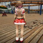 A girl in a sexy DOA Christmas outfit2