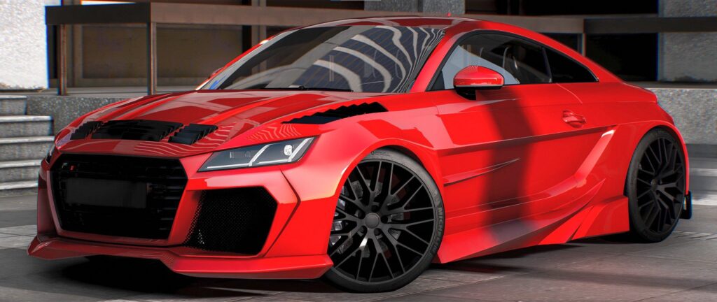Audi TT RS Abflug