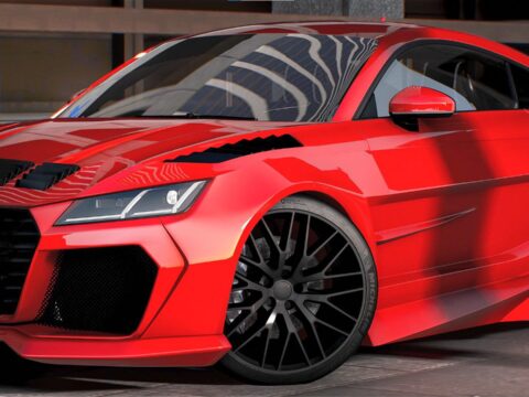 Audi TT RS Abflug