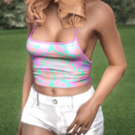 Babygirl crop top for MP Female3