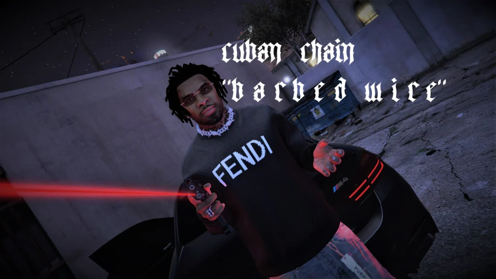 Barbed Wire Cuban Chain 1.0
