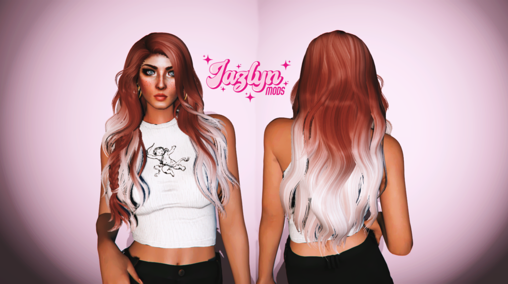 Curly hair with braid for MP Female