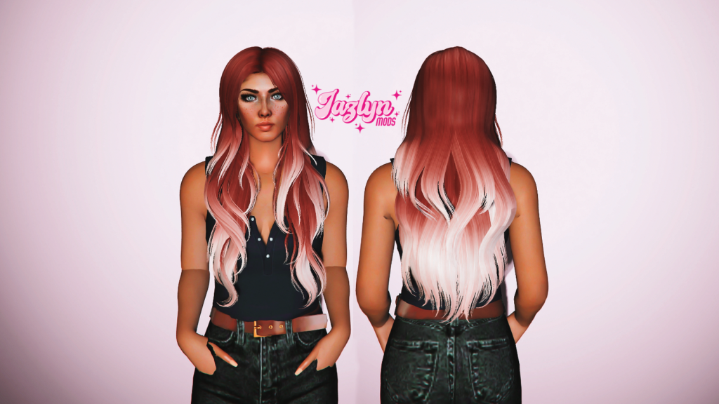 Curly ombre hair for MP Female 1.0