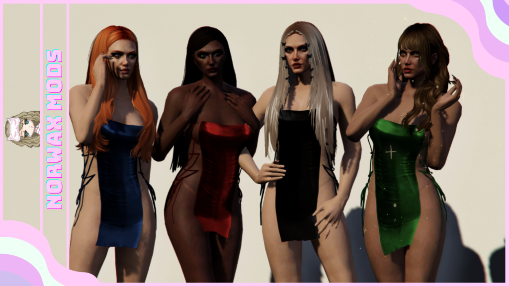Drawstring Mini Dress for MP Female