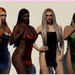Drawstring Mini Dress for MP Female2