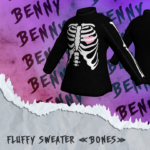 Fluffy sweater «Bones» for MP Male & Female V1.0