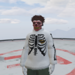Fluffy sweater «Bones» for MP Male & Female V1.0