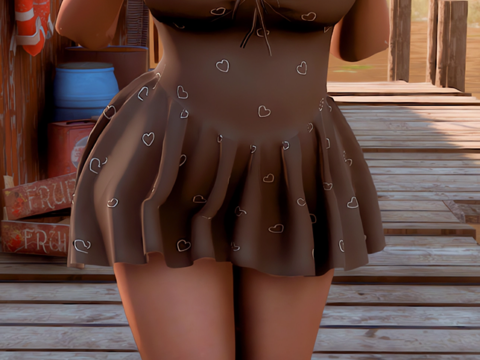 Heart Dress for MP Female