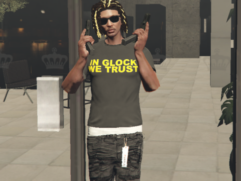 In Glock We Trust MP MALE TIGHT TEE Retexture