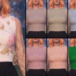Knitted Tank Top for MP Female 1.02