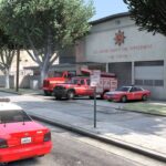 LSFD/LSCFD Fire Station 7 Exterior Rework [SP / FiveM Ready ] Well Optimized V1.1
