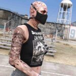 Leather Mask Face for MP Male and Female 4
