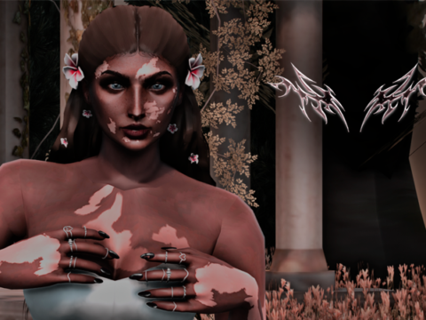 Long Hair With Flowers Pink For MP female 1.0