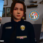 Mai Shiranui - Jill Valentine - Police Officer - Sheriff [Replace] V1.0