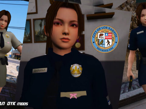 Mai Shiranui - Jill Valentine - Police Officer - Sheriff [Replace] V1.0