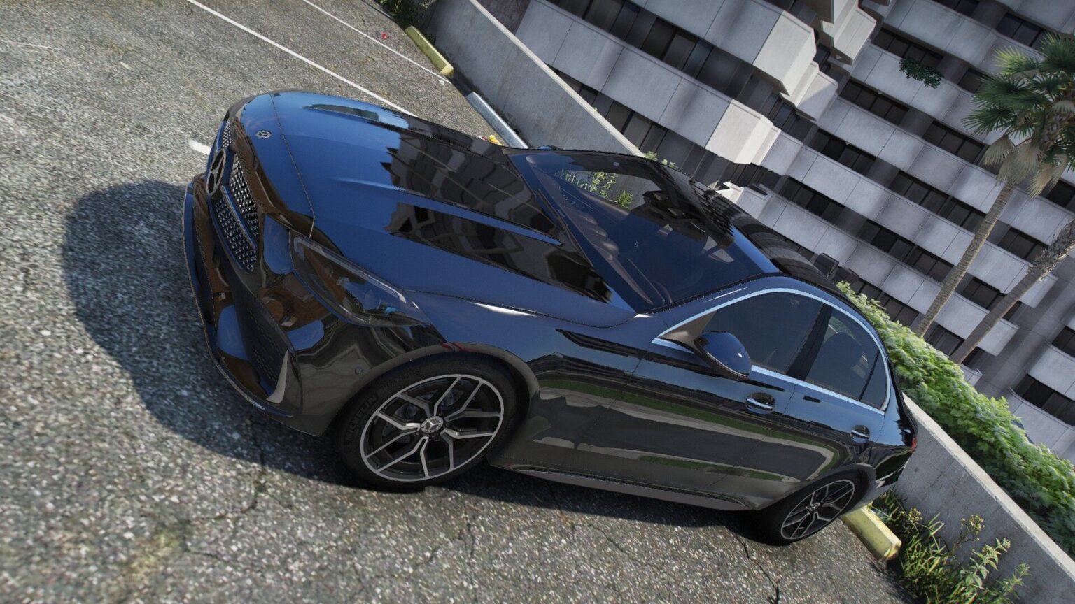 mercedes c class gta 5 mod