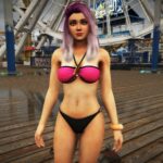 Momiji from DOA5 in a bikini