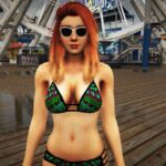 Momiji from DOA5 in a bikini 2