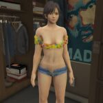 Nagisa from DOA6 in a beach outfit