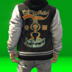 OFF WHITE Leather Varsity Jackets for MP Male 1.05