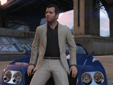 Restored Cream Suit Jacket
