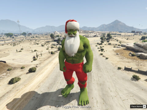 Santa Hulk Claus [Add-On Ped] V1.0