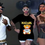 T-shirts Exclusive Pack Moschino for MP Female V1.0