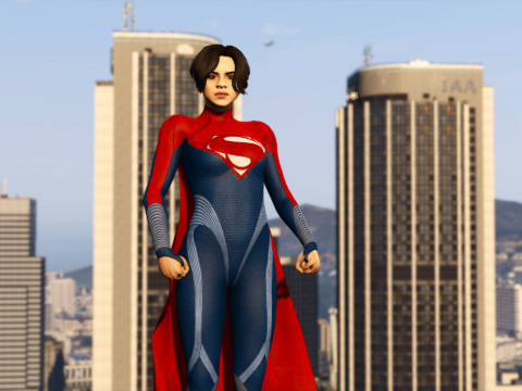 The Flash Supergirl [Add-On Ped/Cloth Physics] V1.1