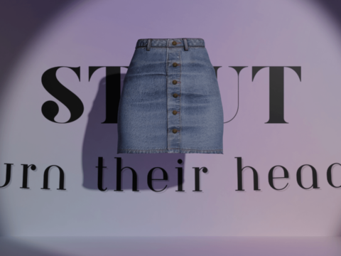 Veronica Skirt for MP Female 1.0
