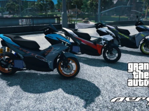 Yamaha Aerox 155 Connected 2023 [Add-On | Tuning | Template] V1.0