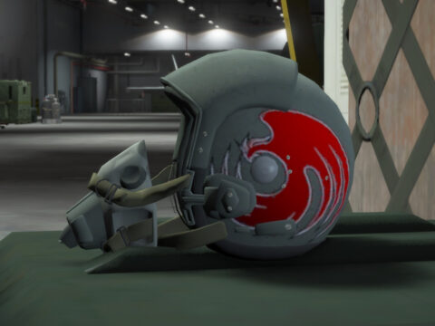 Scarface 1 "Phoenix" flight helmet - Ace Combat V1.0