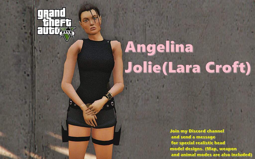 Angelina Jolie (Lara Croft) [Add-On Ped] V1.0 