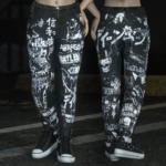 Black Painted Jeans for MP Female