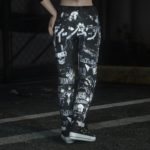 Black Painted Jeans for MP Female3